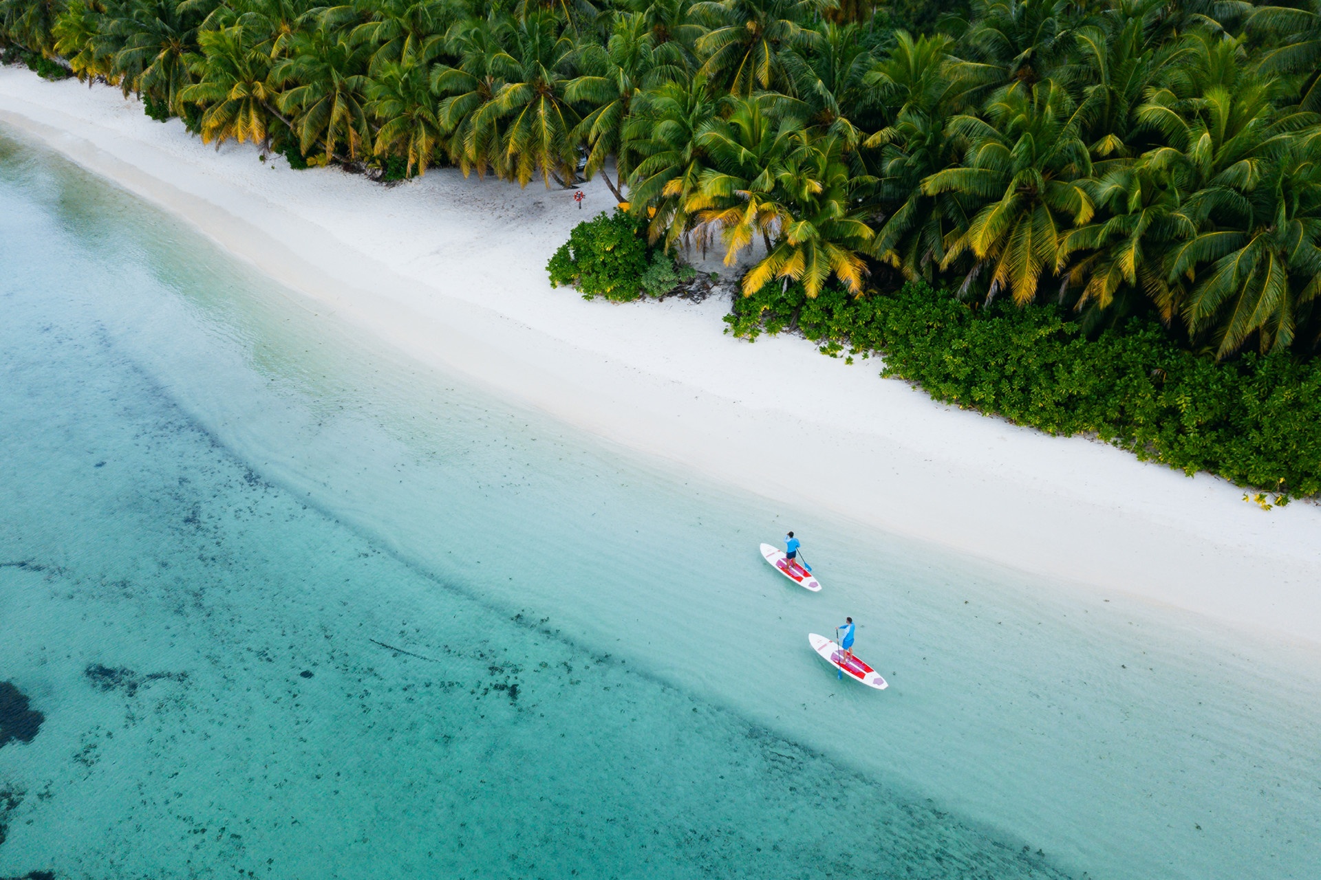 Paddle Boarding at Desroches Island