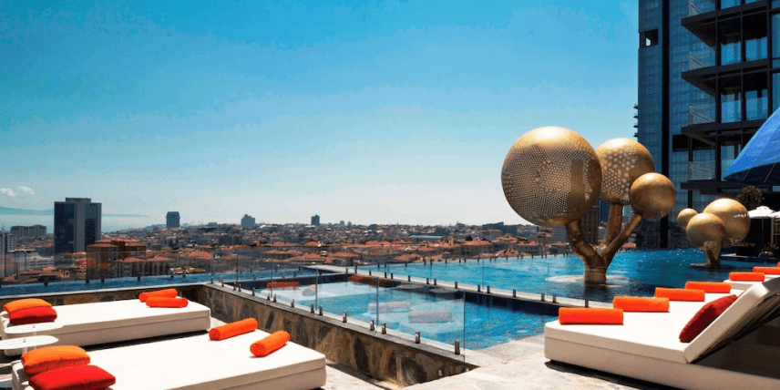 Fairmont Quasar Istanbul Rooftop Pool