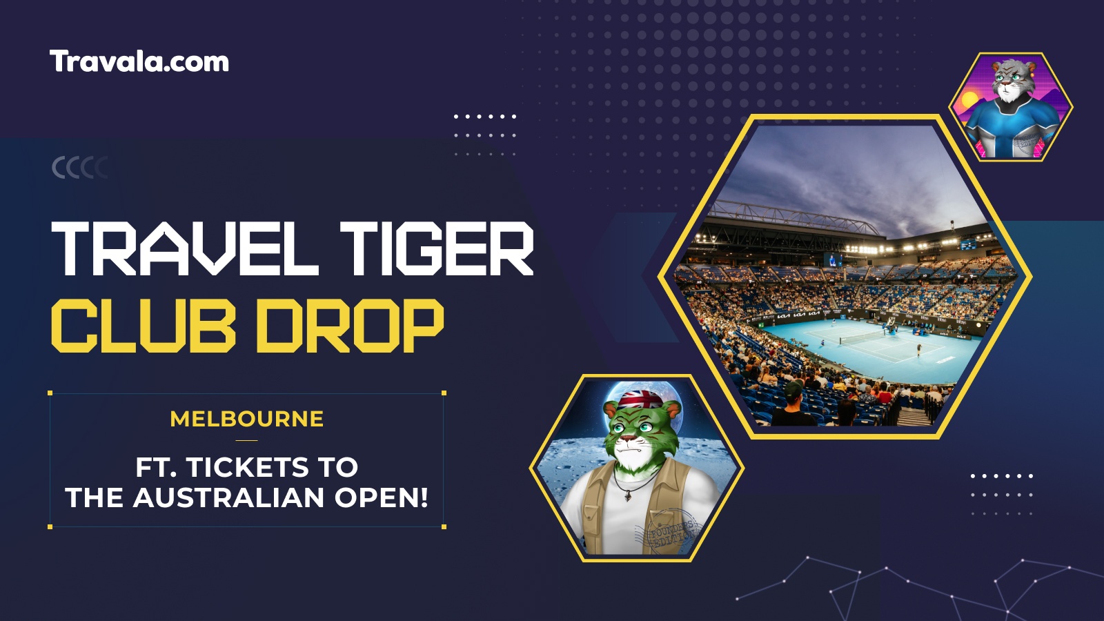 Travala Travel Tiger Club Drop 6 - Australian Open