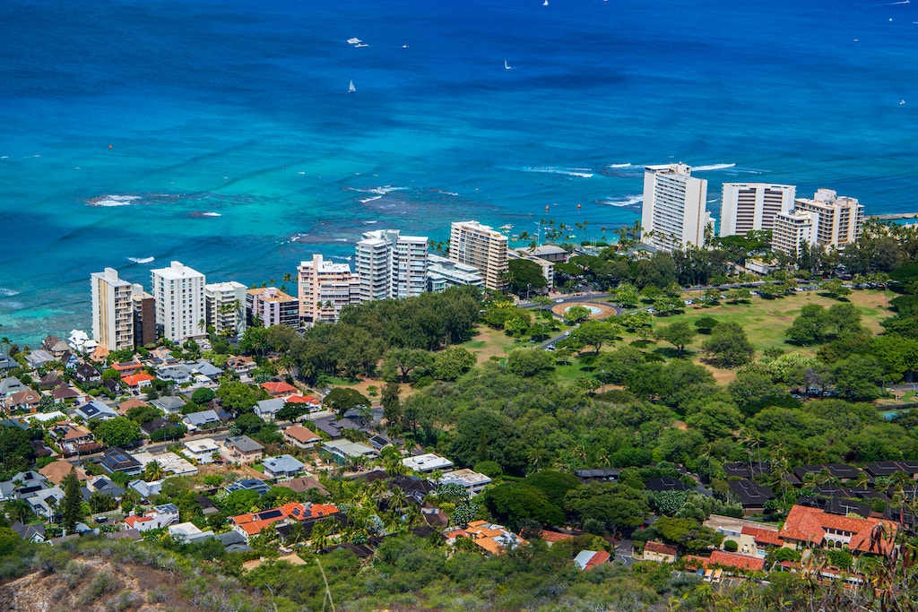 Honolulu Aerial View